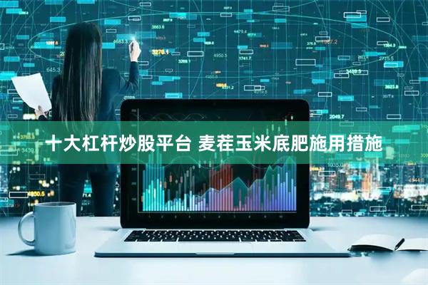 十大杠杆炒股平台 麦茬玉米底肥施用措施